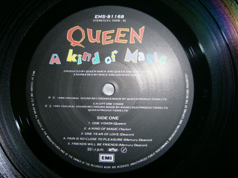 直売公式 Queen - Live Magic - ギリシャ盤 テストプレスLP - レコード